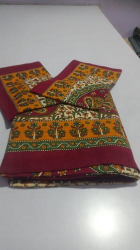BEDSHEET JAIPUR PRINTED 90X108 2 PILLOW COVER